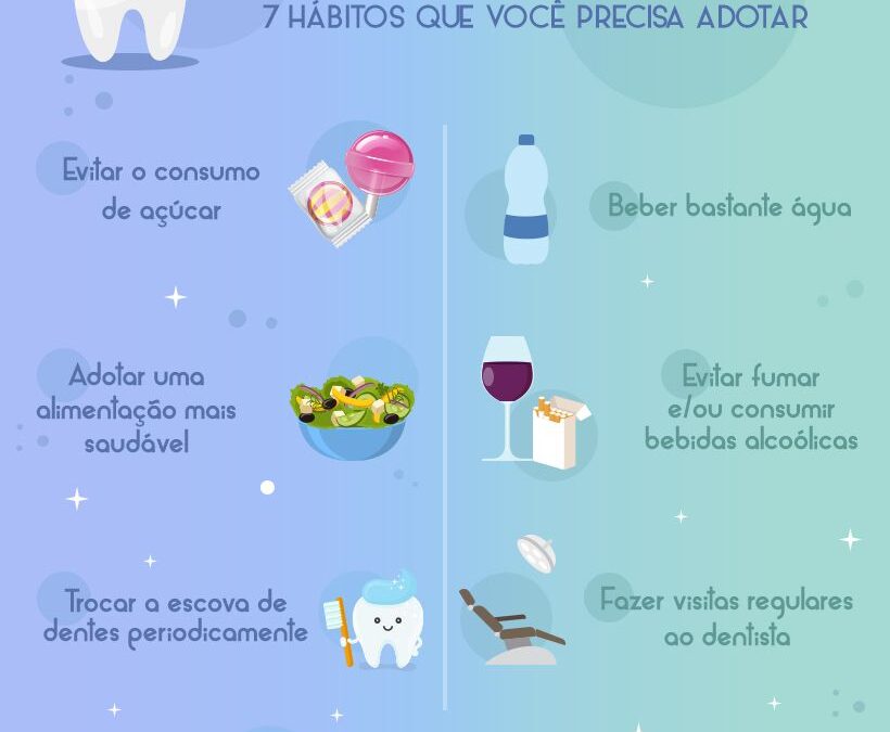 7 hábitos para evitar a cárie